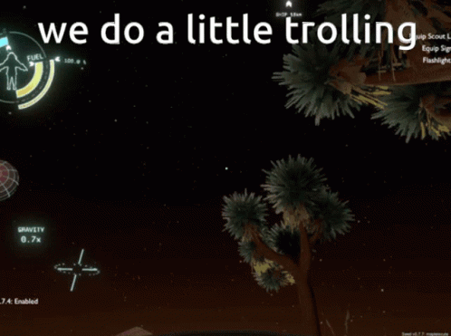 Outer Wilds We Do A Little Trolling GIF - Outer Wilds We Do A Little Trolling Ember Twin GIFs