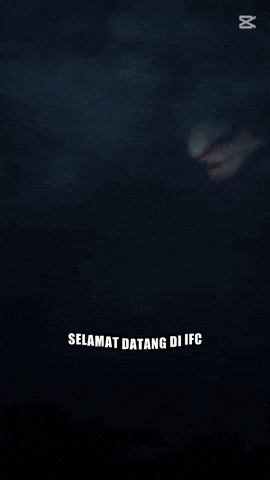 a picture of a fire with the words selamat datang di ifc