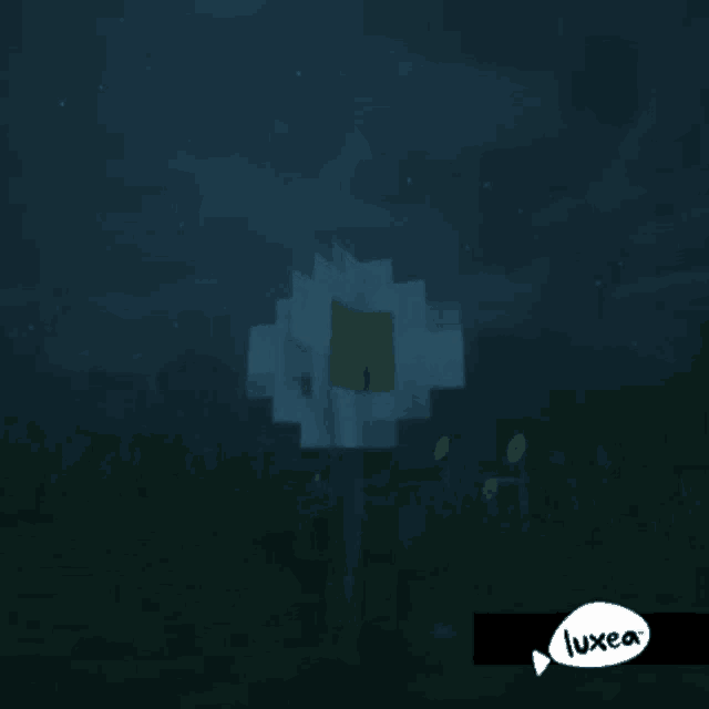 a picture of a flower with luxea written on it
