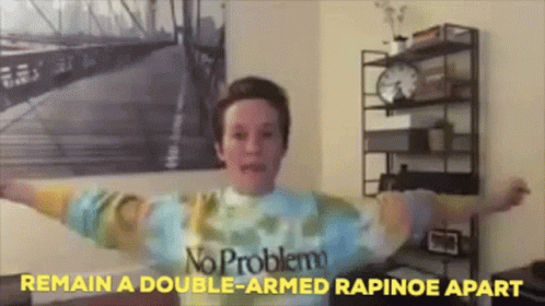 Remain A Double Armed Rapinoe Apart Crooked Media GIF - Remain A Double Armed Rapinoe Apart Crooked Media Pod Save America GIFs