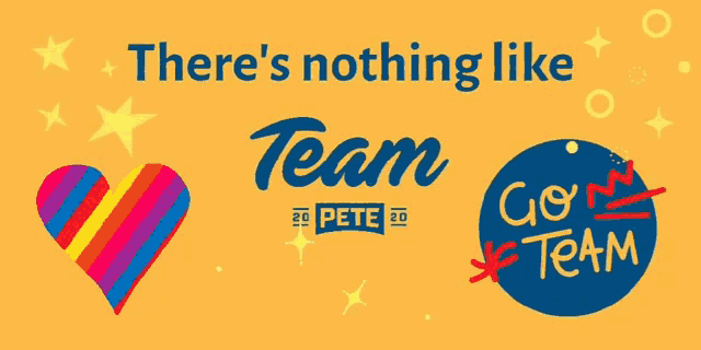 a yellow background with the words there 's nothing like team on it