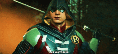 Injustice Robin GIF - Injustice Robin And Youre Both GIFs