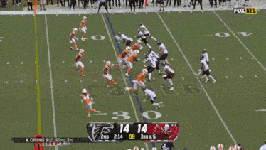 a fox nfl broadcast of a football game