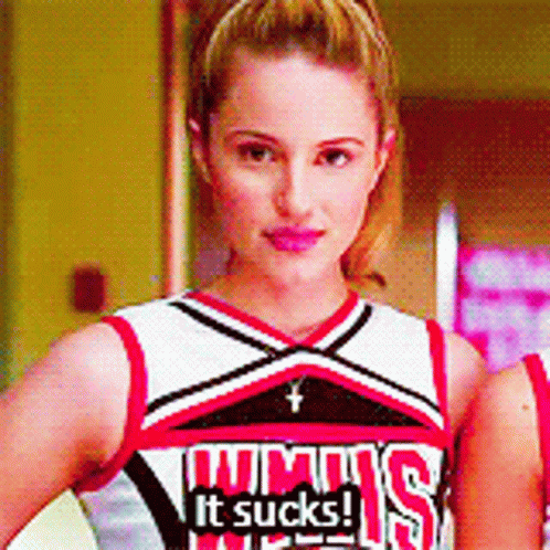 Glee Quinn Fabray GIF - Glee Quinn Fabray It Sucks GIFs
