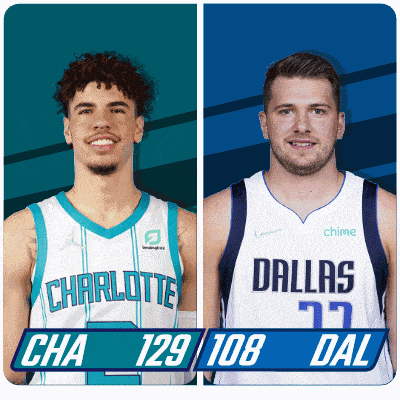 two basketball players from charlotte and dallas