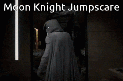 Moon Knight Black Men GIF - Moon Knight Black Men Jumpscare GIFs