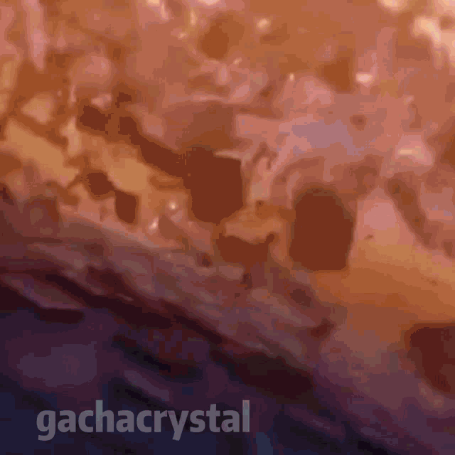 a close up of a gachacrystal image with a blurred background