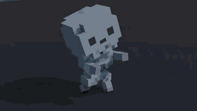 Skeleton Voxel GIF
