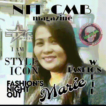 a woman is featured on the cover of a magazine called nff-cmb