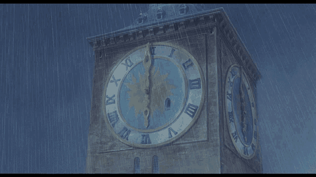 a clock tower with the hands on the numbers xii and xiii