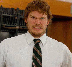 Andy Parks And Rec GIF - Andy Parks And Rec Grimace GIFs