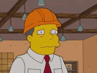 a cartoon of a man wearing a hard hat and tie