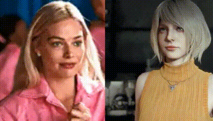a woman in a pink shirt is next to a woman in a yellow shirt .