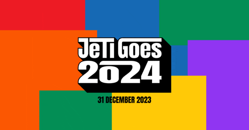 an advertisement for jet goes 2024 on december 31