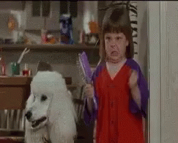 Mad Poodle GIF - Mad Poodle Girl GIFs