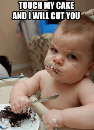 Touch My Cake Or I Will Kill You GIF - Touch My Cake Or I Will Kill You GIFs