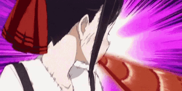 a close up of a girl kissing another girl in a cartoon .