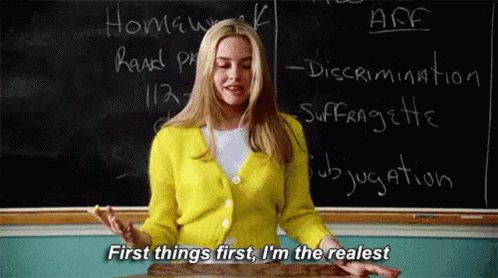 First Things First Im The Realest Clueless GIF - First Things First Im The Realest Clueless Cher Horowitz GIFs
