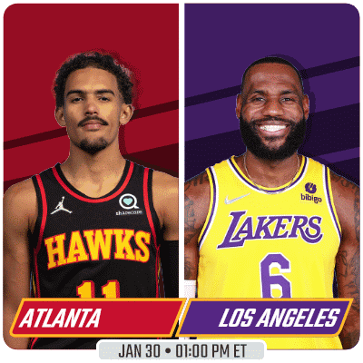 Atlanta Hawks Vs. Los Angeles Lakers Pre Game GIF - Nba Basketball Nba 2021 GIFs