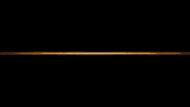 a glowing line on a black background