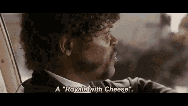 Royale With Cheese Pulp Fiction GIF