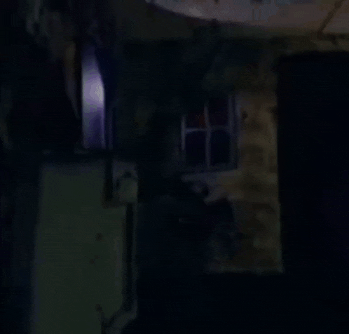 a stuffed penguin is giving a thumbs up sign in the dark .