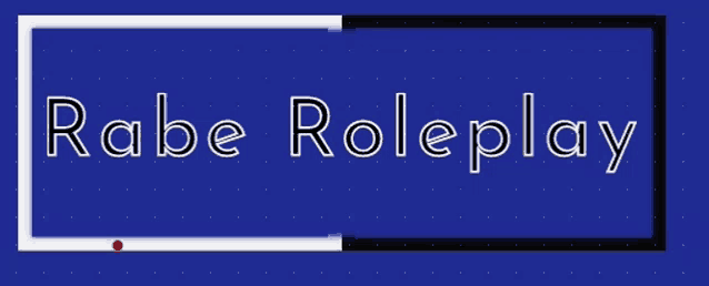 a blue background with the words rabe roleplay written on it