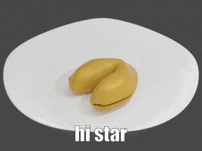 a picture of a woman wearing a mask with the words hi star on it