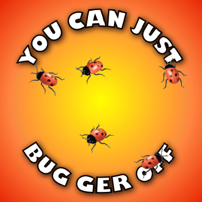Go Away Bugger Off GIF - Go Away Bugger Off Ladybug GIFs