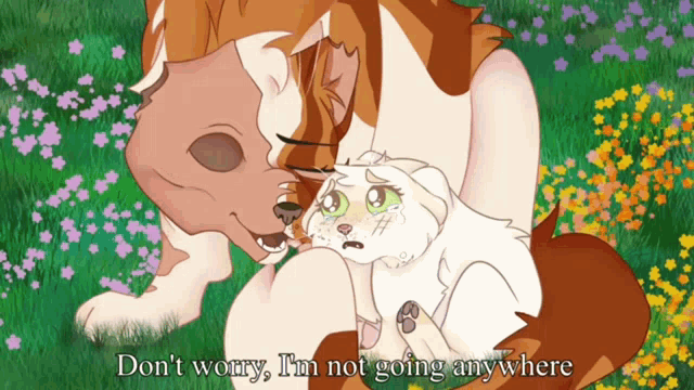 Warrior Cats Dont Worry GIF - Warrior Cats Dont Worry Im Not Going Anywhere GIFs