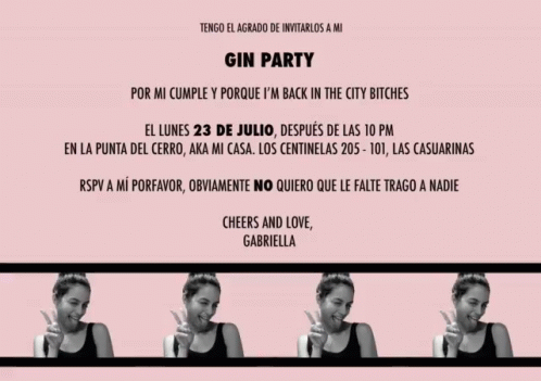 Gin Invite GIF - Gin Invite Gabriella GIFs