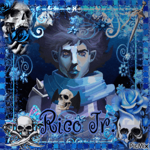 a picture of a person with the name rico jr.