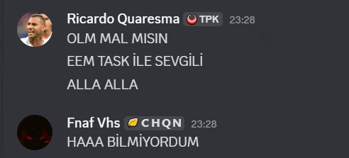 ricardo quaresma tpk 23:28 eem task ile sevgili alla alla fnaf vhs chqn haaa bilmiyorum