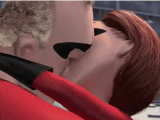 Love Kiss GIF - Love Kiss The Incredibles GIFs