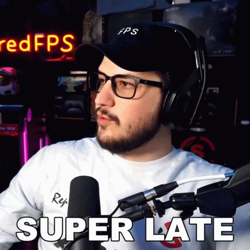 Super Late Jared GIF - Super Late Jared Jaredfps GIFs
