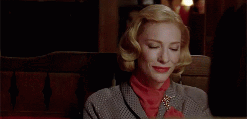 Carol GIF - Academy Cate Blanchett Carol GIFs