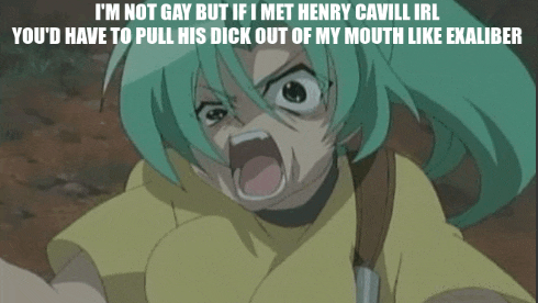a picture of a girl with a caption that says i 'm not gay but