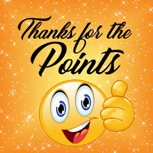 Thanks For The Points Thanks GIF - Thanks For The Points Thanks Hashtag Games GIFs