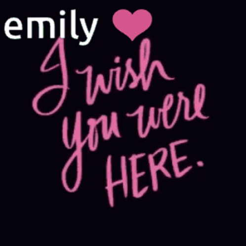 Emily I Wish You Were Here GIF - Emily I Wish You Were Here Come Here GIFs