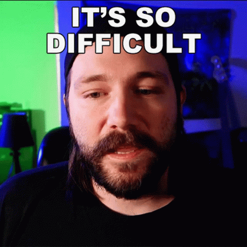 Its So Difficult Michael Kupris GIF - Its So Difficult Michael Kupris Become The Knight GIFs