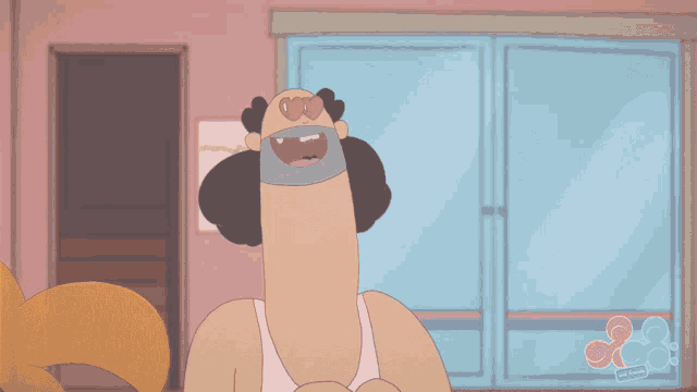 a cartoon of a man with a mask on his face and the word disney on the bottom right