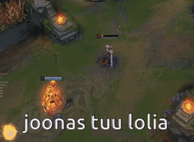 a screenshot of a video game that says ' joonas tuu lola ' on the bottom