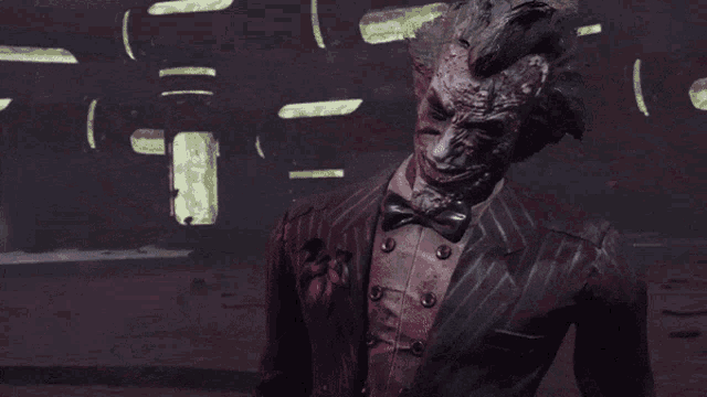 The Joker Arkham City GIF - The Joker Arkham City That Actually Is Pretty Funny GIFs