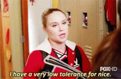 Glee Hot Tempered GIF - Glee Hot Tempered Annoyed GIFs