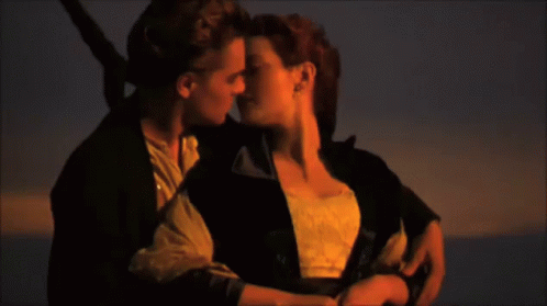 Jack And Rose GIF - Titanic Kissing Lip Lock GIFs