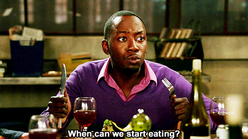 When Can We Start? GIF - New Girl Hungry Winston GIFs