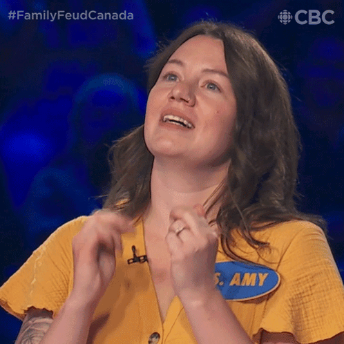 I Made It Ms Amy GIF - I Made It Ms Amy Family Feud Canada GIFs