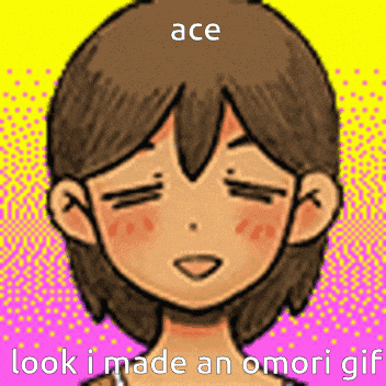a cartoon of a girl with the word ace above her head