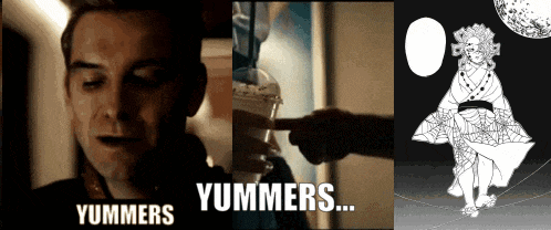 a collage of images with the words yummers on the top