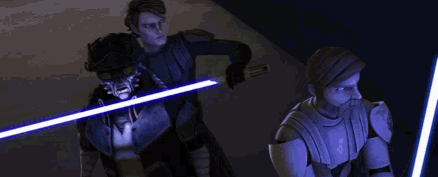 a picture of a man holding a lightsaber with the words what chance do you really have jedi